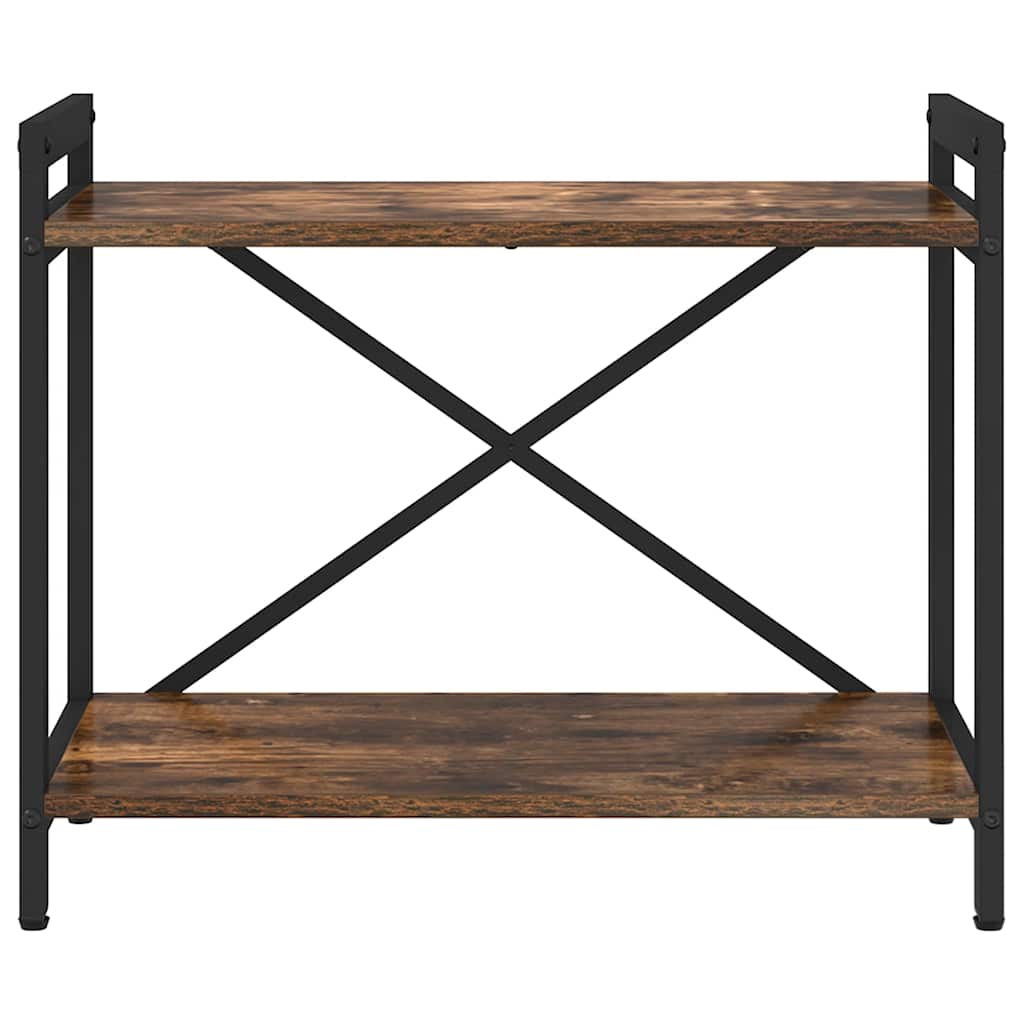 vidaXL Bibliotecă Stejar afumat 60 x 30 x 48.5 cm Lemn compozit