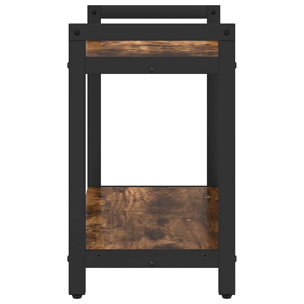 vidaXL Bibliotecă Stejar afumat 60 x 30 x 48.5 cm Lemn compozit