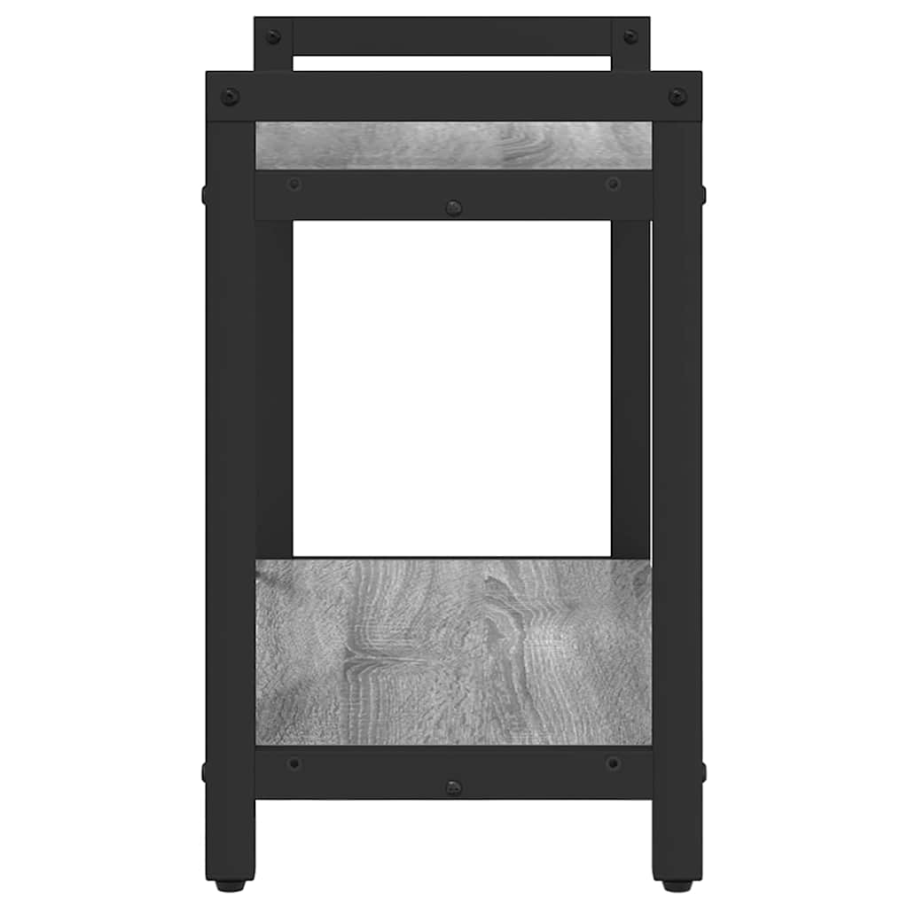 vidaXL Bibliotecă sonoma gri 60 x 30 x 48.5 cm Lemn compozit