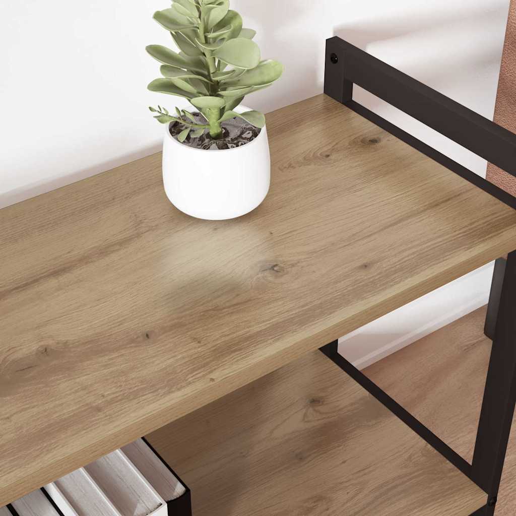 vidaXL Bibliotecă stejar artizanal 60 x 30 x 48.5 cm Lemn compozit