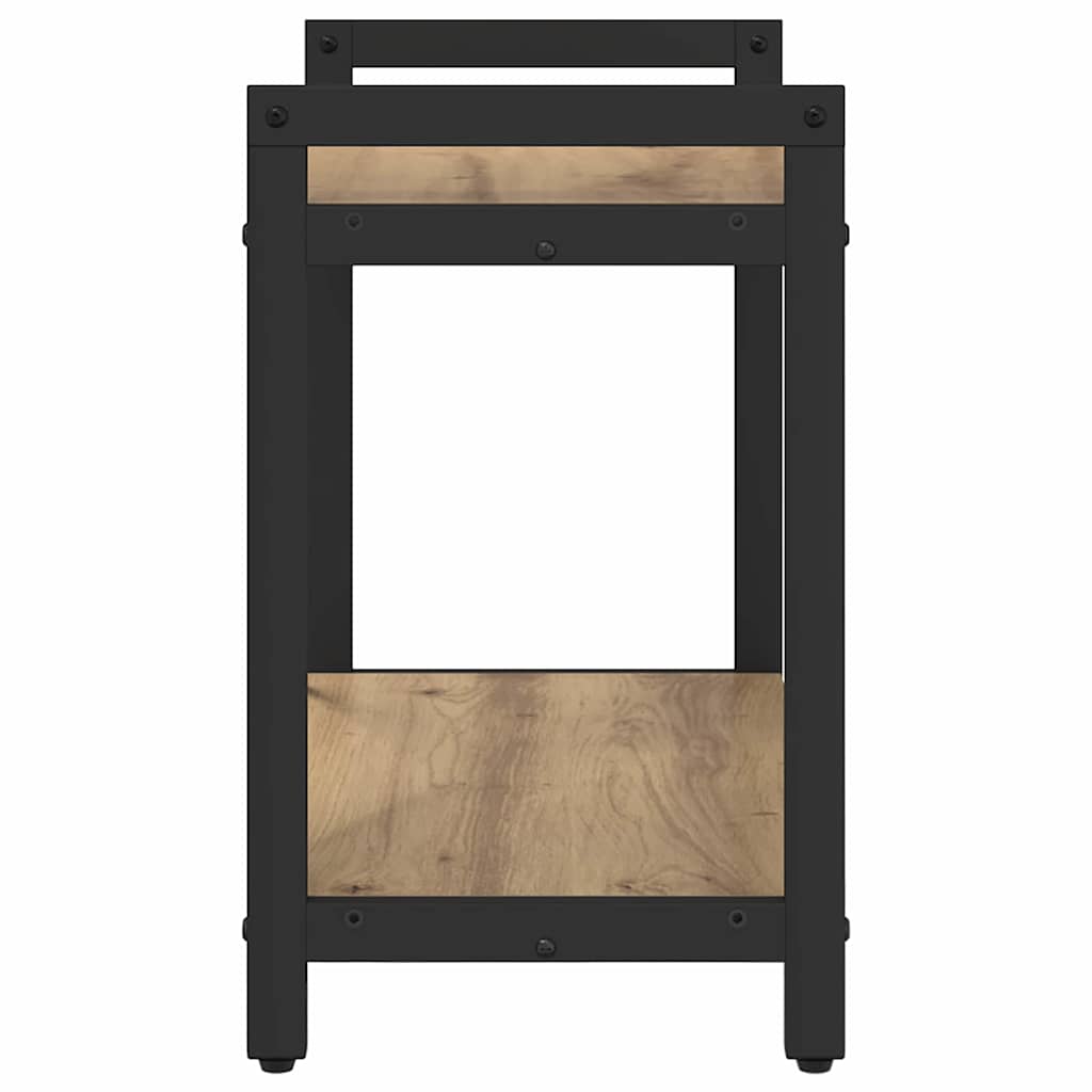 vidaXL Bibliotecă stejar artizanal 60 x 30 x 48.5 cm Lemn compozit