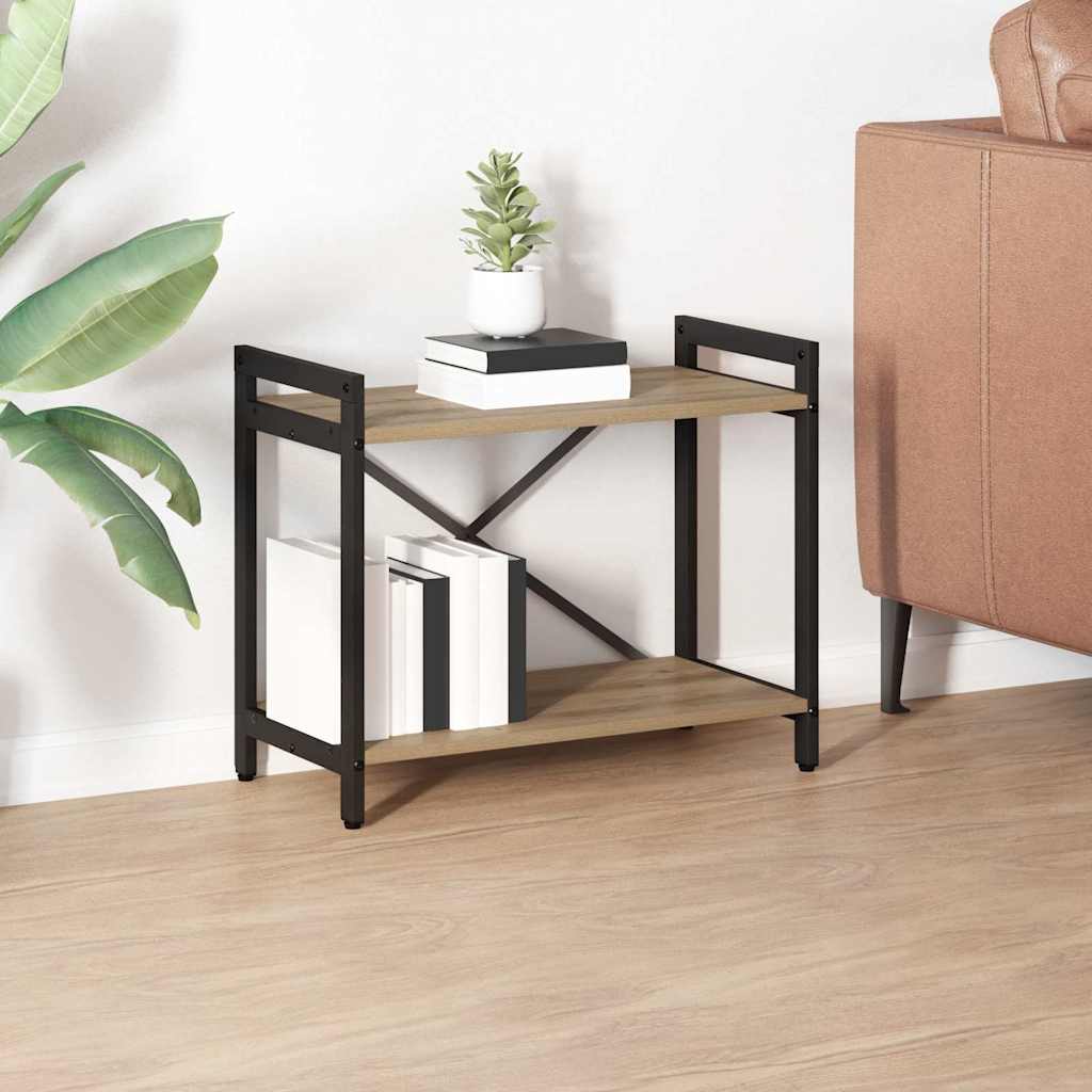 vidaXL Bibliotecă stejar artizanal 60 x 30 x 48.5 cm Lemn compozit