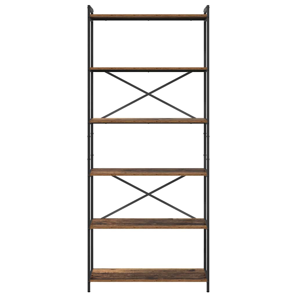 vidaXL Bibliotecă Lemn vechi 80 x 30 x 188 cm Lemn compozit