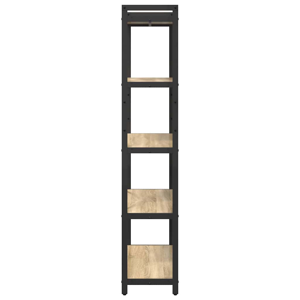 vidaXL Bibliotecă Stejar sonoma 80 x 30 x 153 cm Lemn compozit vidaXL Bibliotecă Stejar sonoma 80 x 30 x 153 cm Lemn compozit