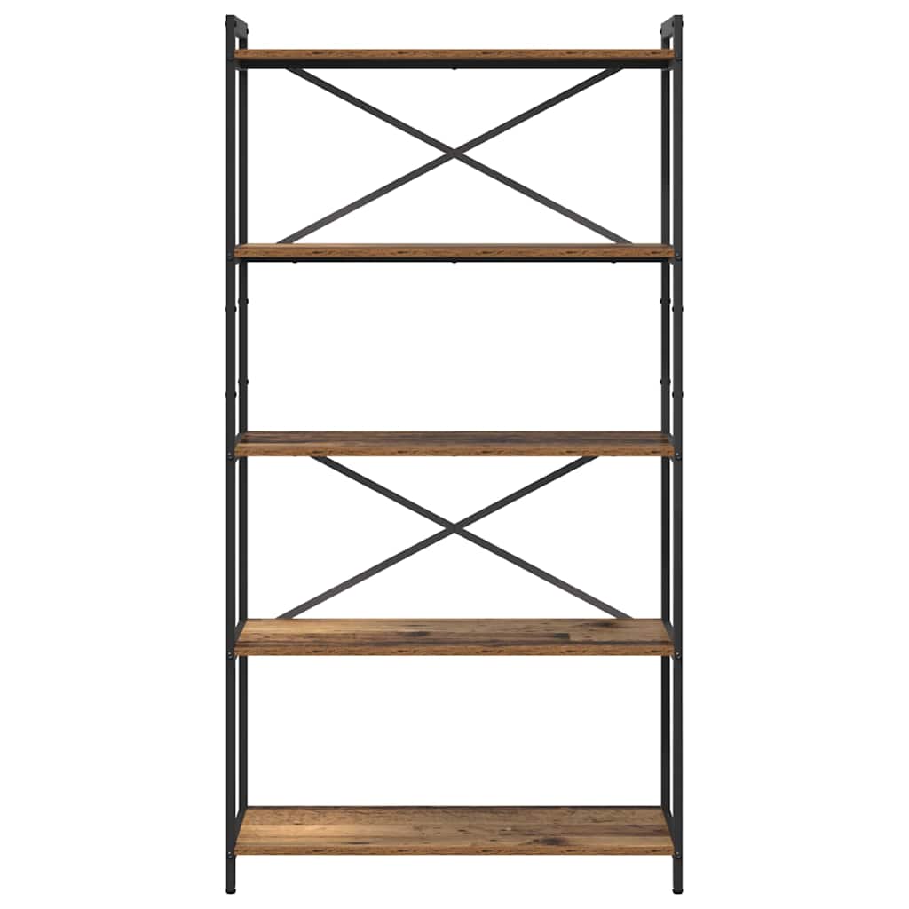 vidaXL Bibliotecă Lemn vechi 80 x 30 x 153 cm Lemn compozit