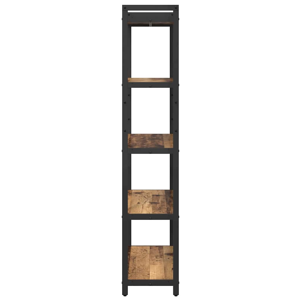 vidaXL Bibliotecă Lemn vechi 80 x 30 x 153 cm Lemn compozit