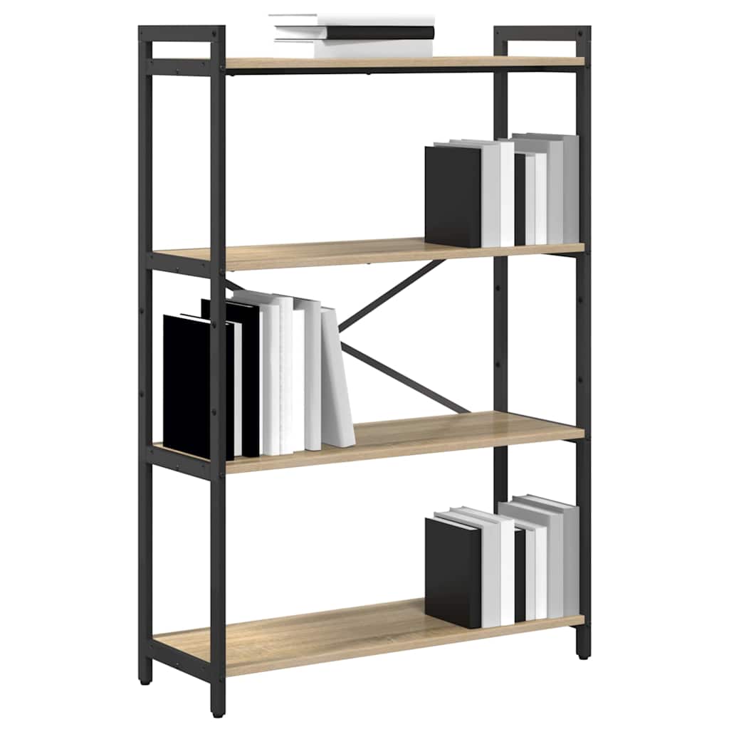 vidaXL Bibliotecă Stejar sonoma 80 x 30 x 118 cm Lemn compozit vidaXL Bibliotecă Stejar sonoma 80 x 30 x 118 cm Lemn compozit