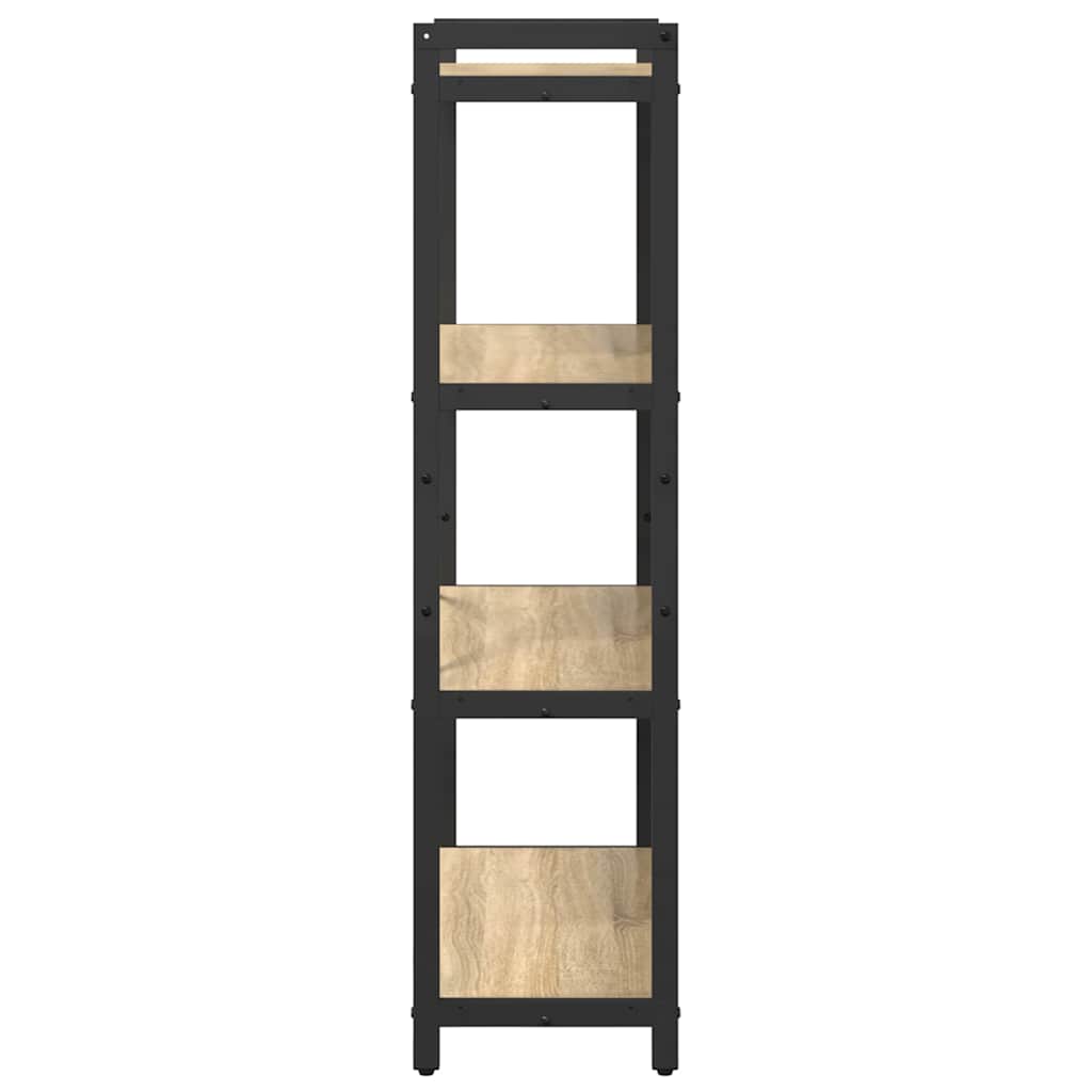 vidaXL Bibliotecă Stejar sonoma 80 x 30 x 118 cm Lemn compozit vidaXL Bibliotecă Stejar sonoma 80 x 30 x 118 cm Lemn compozit