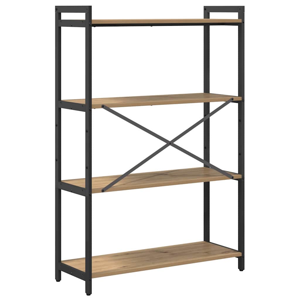 vidaXL Bibliotecă stejar artizanal 80 x 30 x 118 cm Lemn compozit vidaXL Bibliotecă stejar artizanal 80 x 30 x 118 cm Lemn compozit