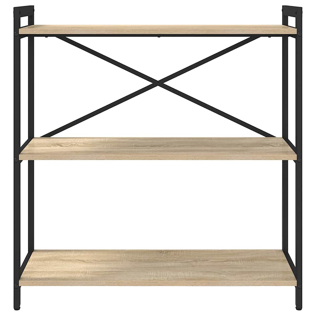 vidaXL Bibliotecă Stejar sonoma 80 x 30 x 83 cm Lemn compozit vidaXL Bibliotecă Stejar sonoma 80 x 30 x 83 cm Lemn compozit
