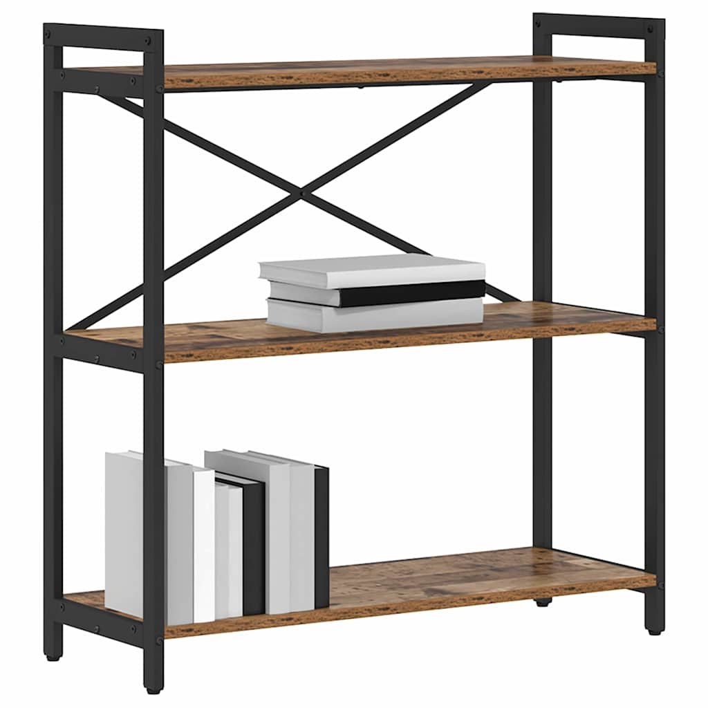 vidaXL Bibliotecă Lemn vechi 80 x 30 x 83 cm Lemn compozit