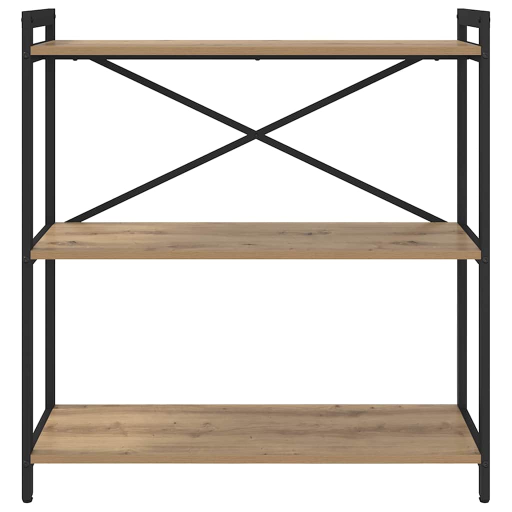 vidaXL Bibliotecă stejar artizanal 80 x 30 x 83 cm Lemn compozit vidaXL Bibliotecă stejar artizanal 80 x 30 x 83 cm Lemn compozit