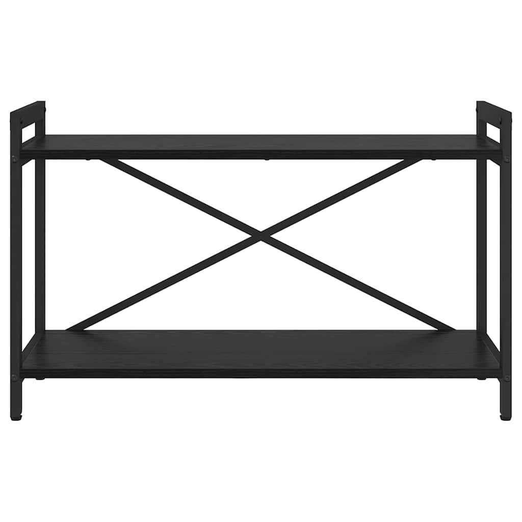 vidaXL Bibliotecă Stejar negru 80 x 30 x 48.5 cm Lemn compozit vidaXL Bibliotecă Stejar negru 80 x 30 x 48.5 cm Lemn compozit