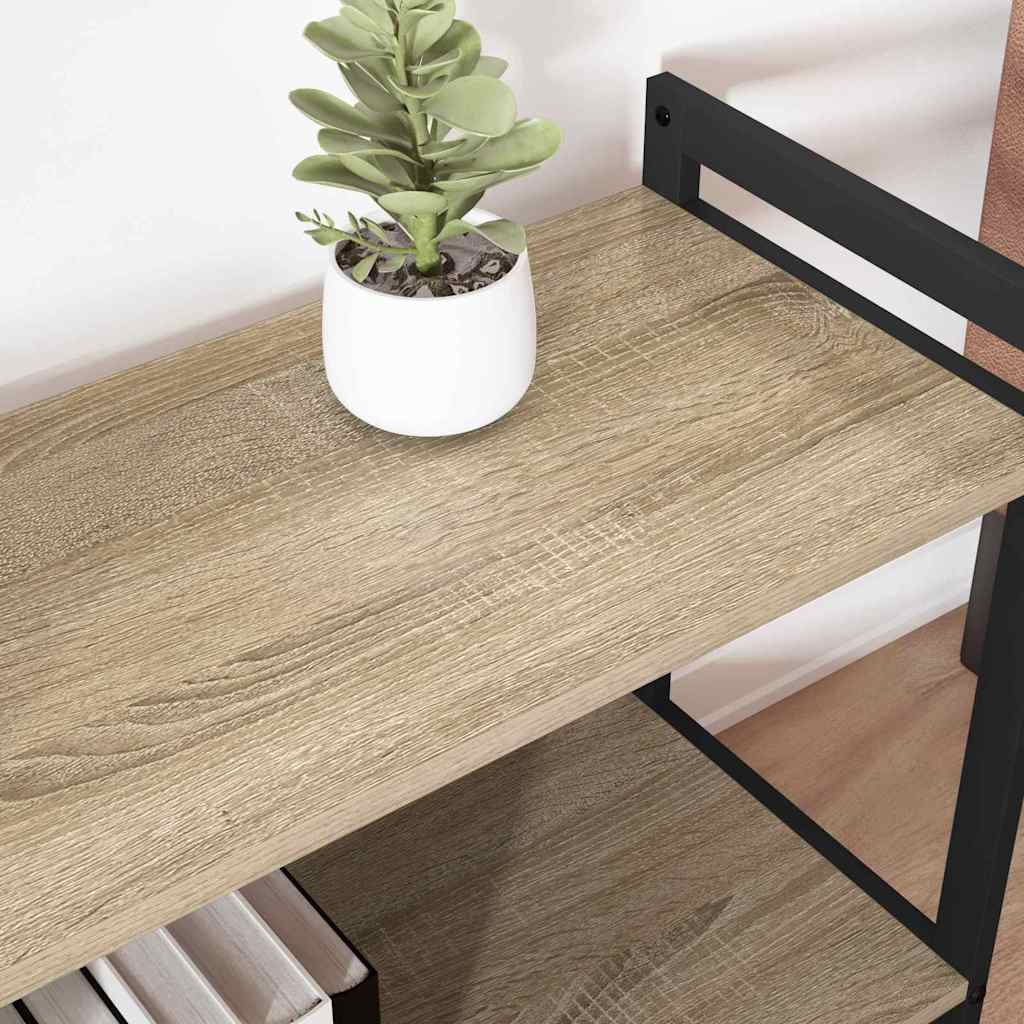 vidaXL Bibliotecă Stejar sonoma 80 x 30 x 48.5 cm Lemn compozit vidaXL Bibliotecă Stejar sonoma 80 x 30 x 48.5 cm Lemn compozit