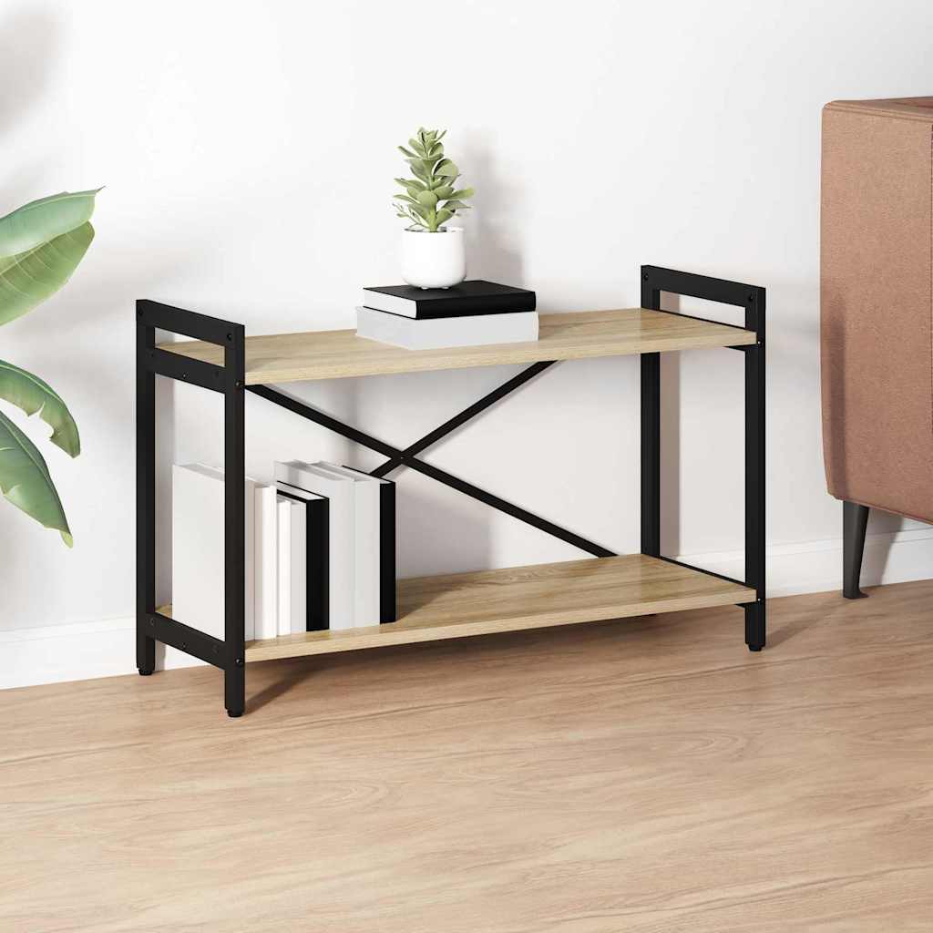 vidaXL Bibliotecă Stejar sonoma 80 x 30 x 48.5 cm Lemn compozit vidaXL Bibliotecă Stejar sonoma 80 x 30 x 48.5 cm Lemn compozit