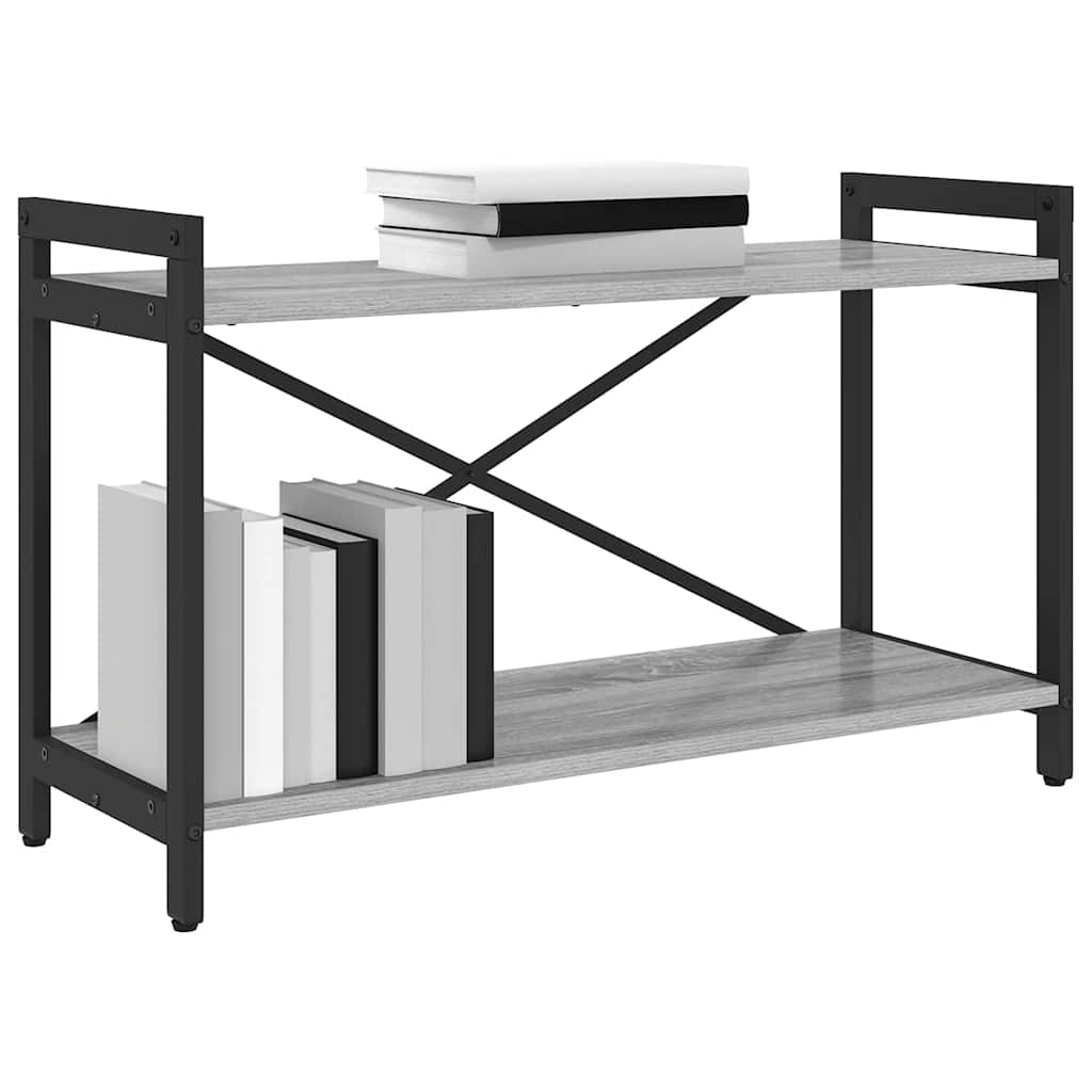 vidaXL Bibliotecă sonoma gri 80 x 30 x 48.5 cm Lemn compozit