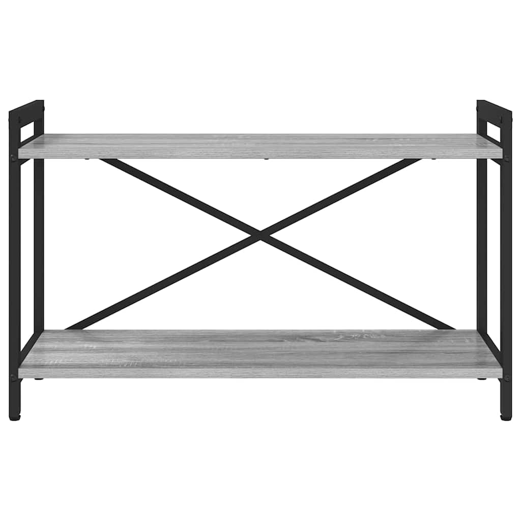 vidaXL Bibliotecă sonoma gri 80 x 30 x 48.5 cm Lemn compozit