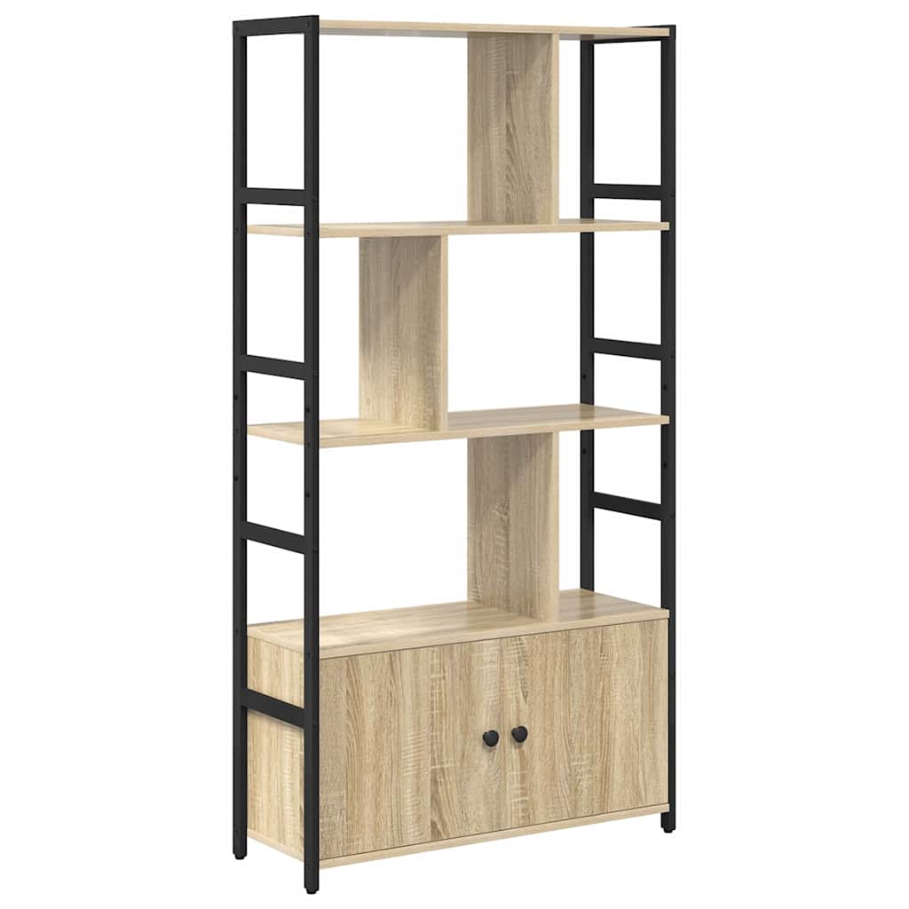 vidaXL Raft pentru cărți Stejar sonoma 80 x 30 x 155.5 cm vidaXL Raft pentru cărți Stejar sonoma 80 x 30 x 155.5 cm