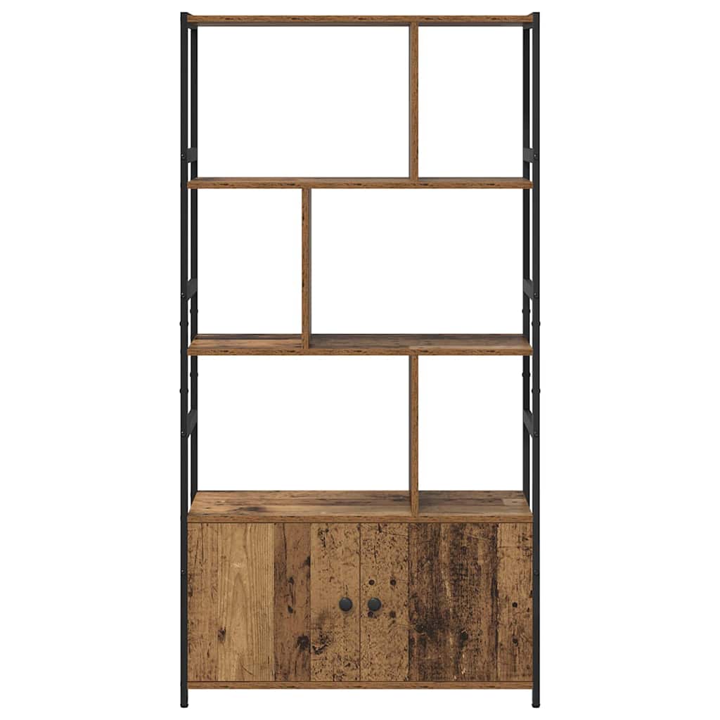 vidaXL Raft pentru cărți Lemn vechi 80 x 30 x 155.5 cm Lemn compozit vidaXL Raft pentru cărți Lemn vechi 80 x 30 x 155.5 cm Lemn compozit