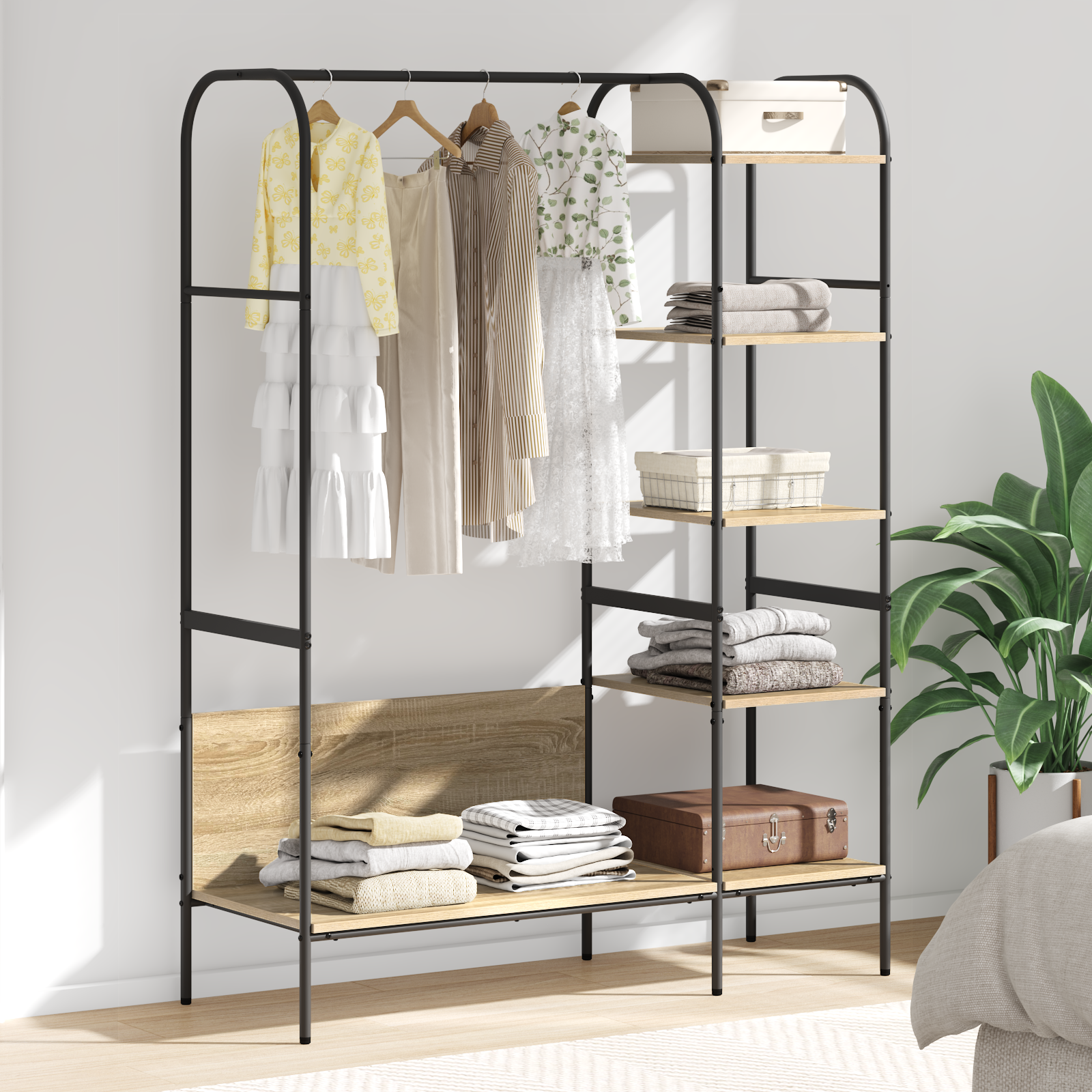 vidaXL Suport pentru Hârtie Maro 120 x 44 x 160 cm Lemn compozit