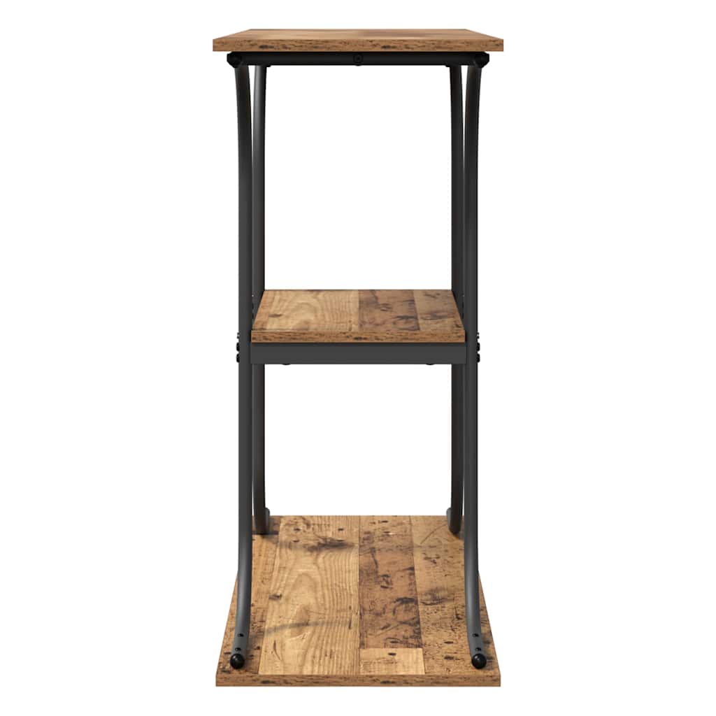 vidaXL Masă de consolă Lemn vechi 101 x 35 x 80.5 cm Lemn compozit vidaXL Masă de consolă Lemn vechi 101 x 35 x 80.5 cm Lemn compozit