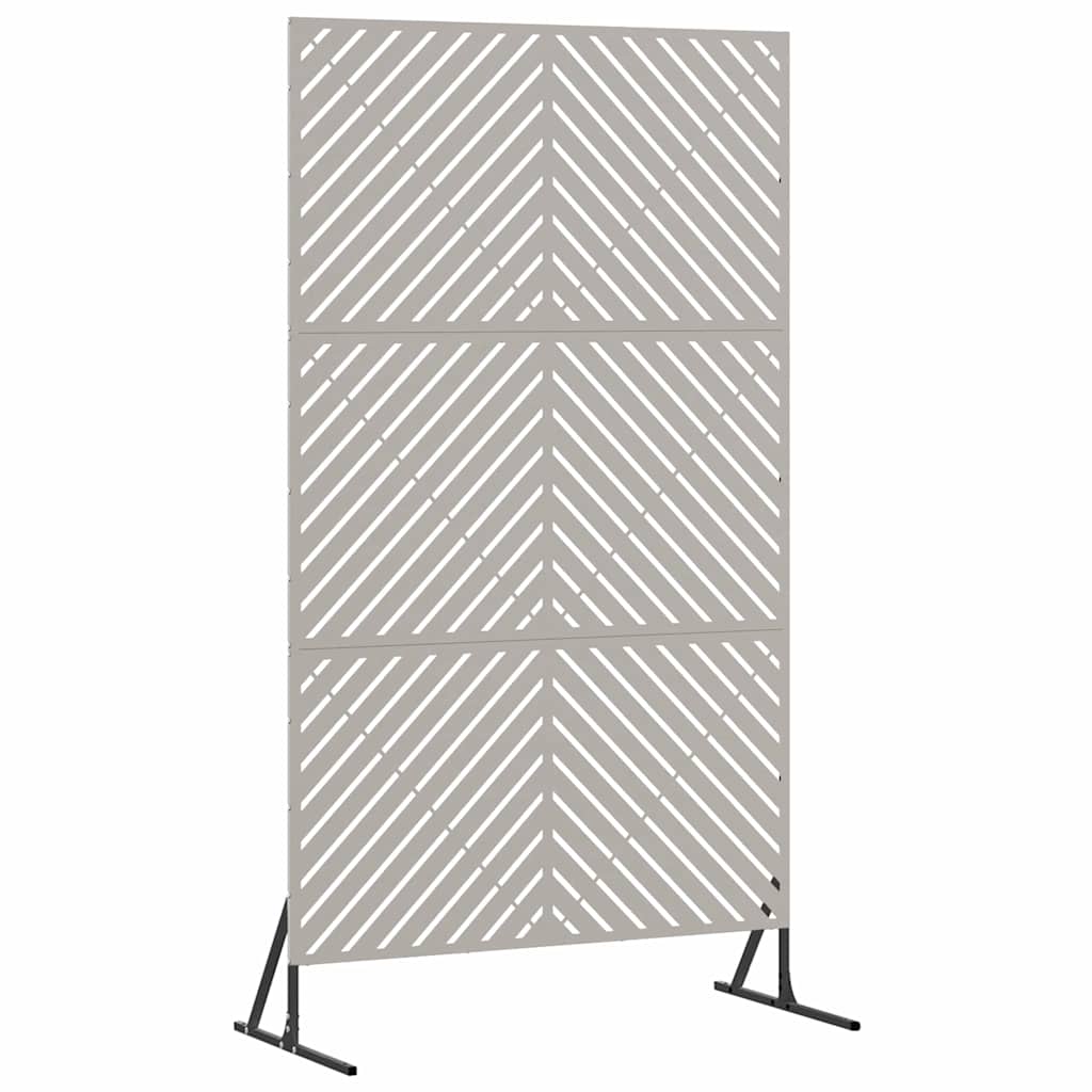 vidaXL Ecran de intimitate Gri 100 x 50 x 180 cm Oțel
