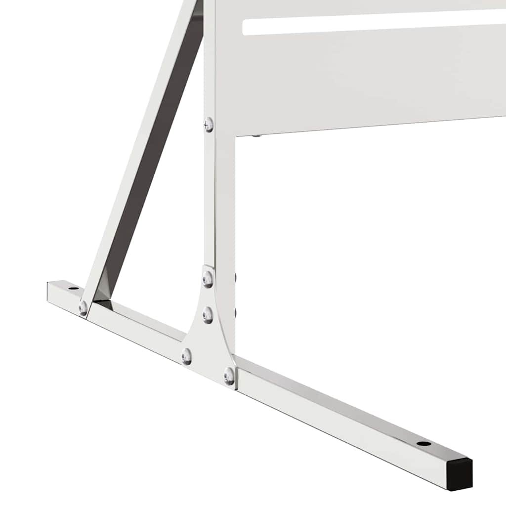 vidaXL Ecran de intimitate Gri 100 x 50 x 180 cm Oțel