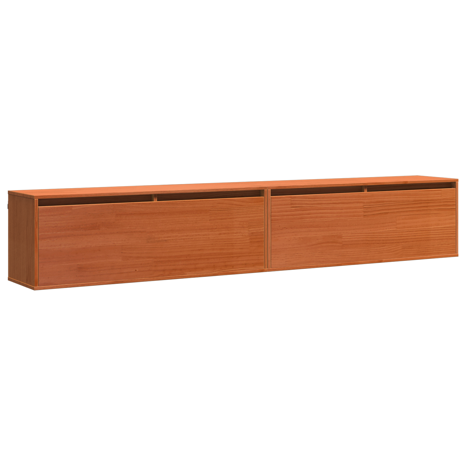 vidaXL Dulapuri de perete Pe perete 2 pcs Maro ceruit 100 x 30 x 35 cm