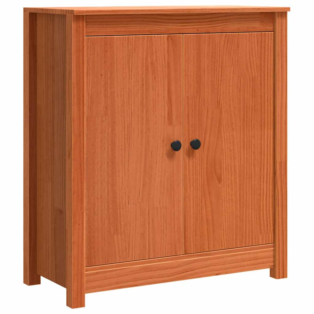 vidaXL Bufet cu depozitare cu ușă Maro 70 x 35 x 80 cm Lemn de brad solid vidaXL Bufet cu depozitare cu ușă Maro 70 x 35 x 80 cm Lemn de brad solid