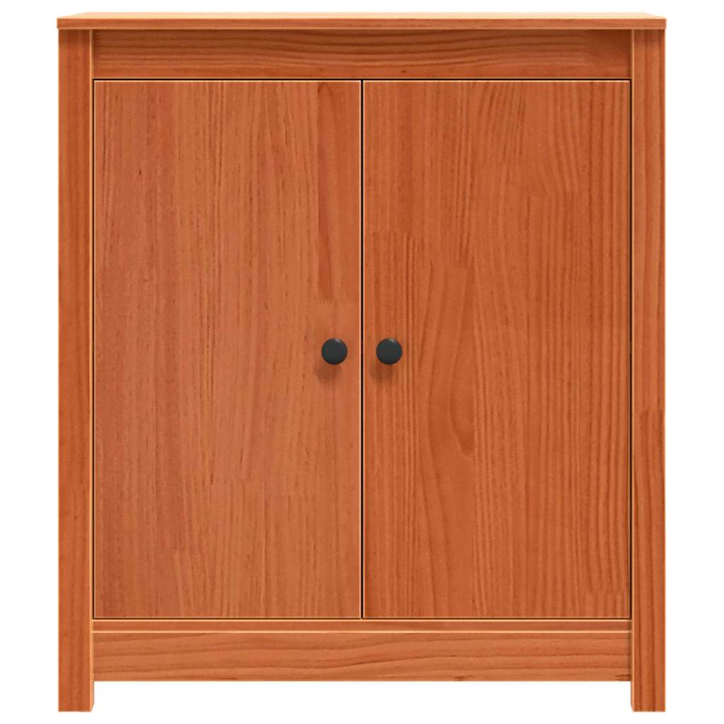 vidaXL Bufet cu depozitare cu ușă Maro 70 x 35 x 80 cm Lemn de brad solid vidaXL Bufet cu depozitare cu ușă Maro 70 x 35 x 80 cm Lemn de brad solid