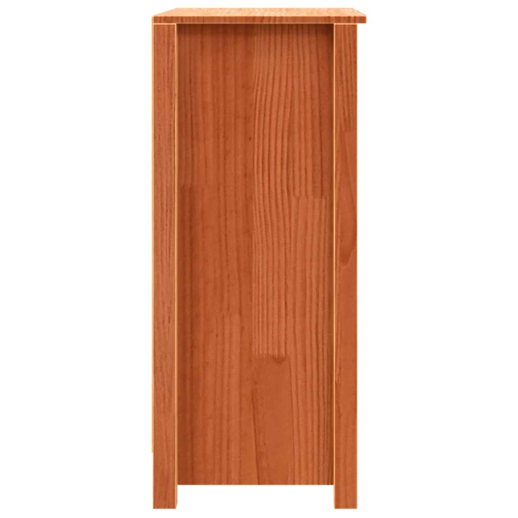 vidaXL Bufet cu depozitare cu ușă Maro 70 x 35 x 80 cm Lemn de brad solid vidaXL Bufet cu depozitare cu ușă Maro 70 x 35 x 80 cm Lemn de brad solid