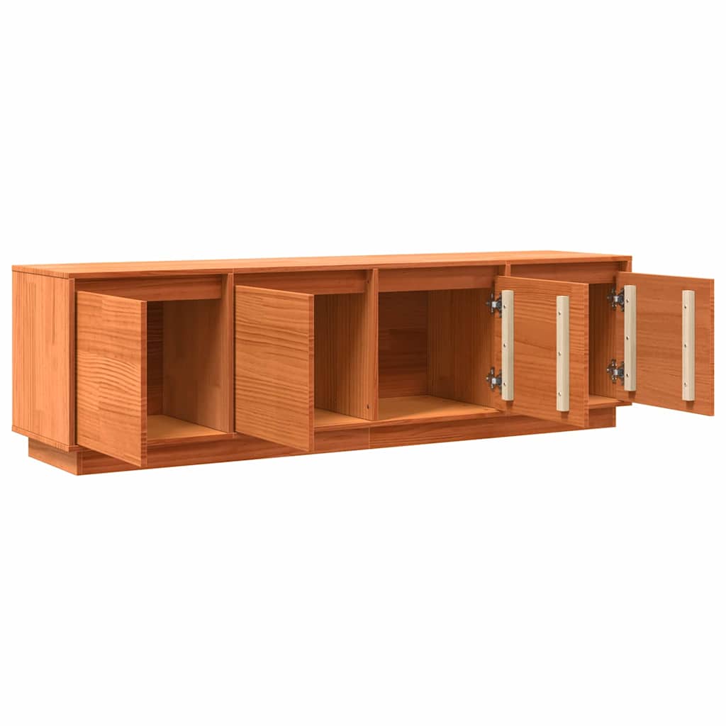 vidaXL Cabinet TV Maro 156 x 37 x 45 cm Lemn de brad solid vidaXL Cabinet TV Maro 156 x 37 x 45 cm Lemn de brad solid
