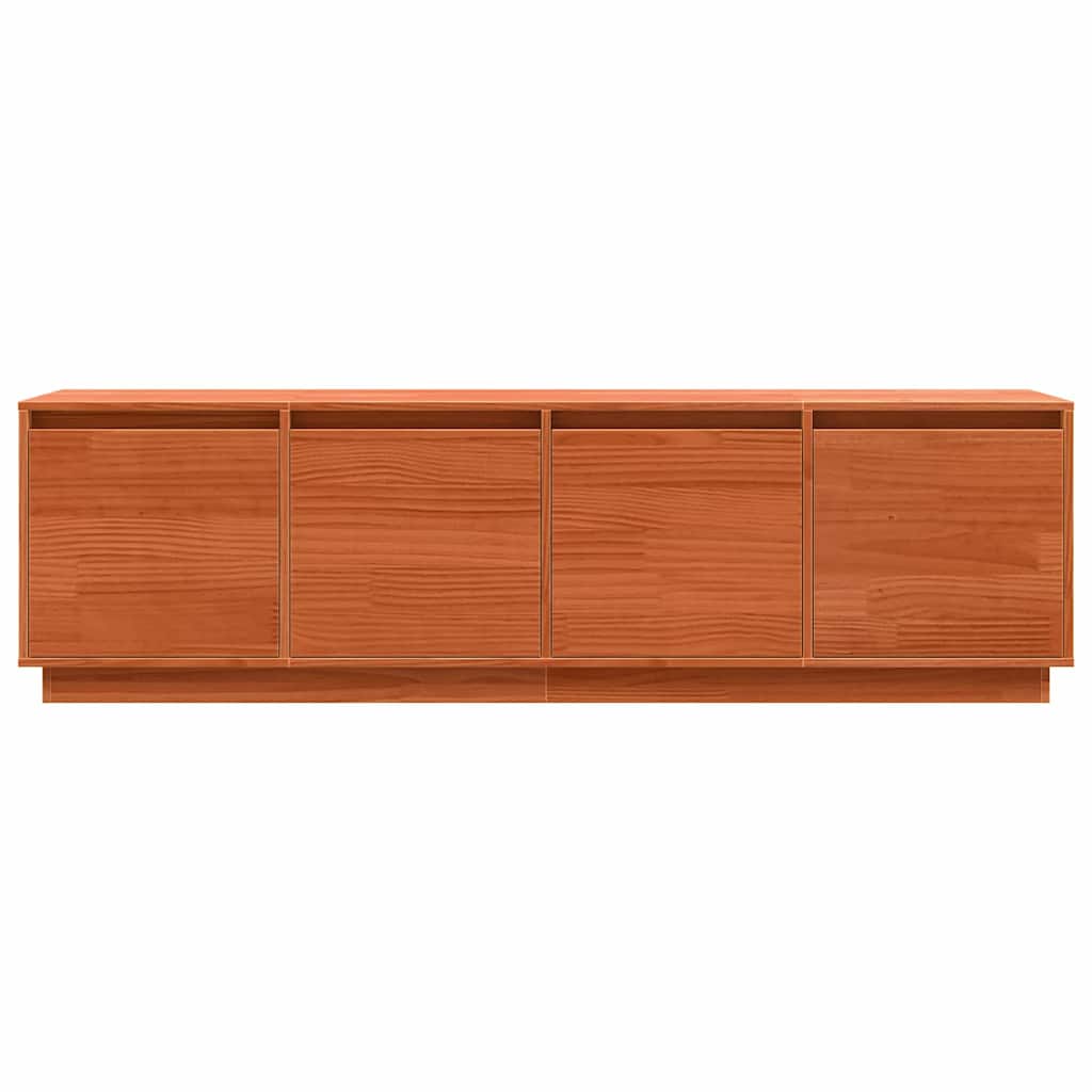 vidaXL Cabinet TV Maro 156 x 37 x 45 cm Lemn de brad solid vidaXL Cabinet TV Maro 156 x 37 x 45 cm Lemn de brad solid