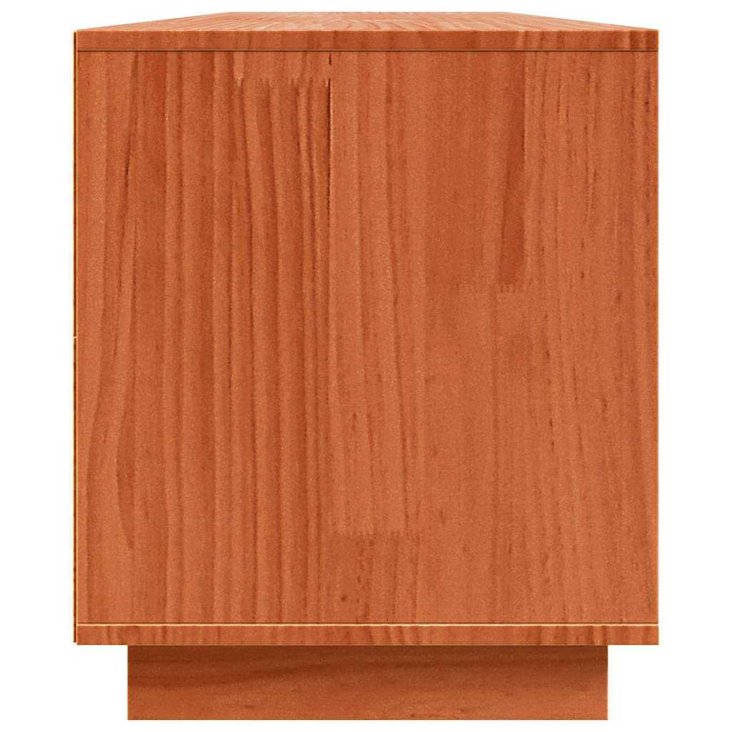 vidaXL Cabinet TV Maro 156 x 37 x 45 cm Lemn de brad solid vidaXL Cabinet TV Maro 156 x 37 x 45 cm Lemn de brad solid