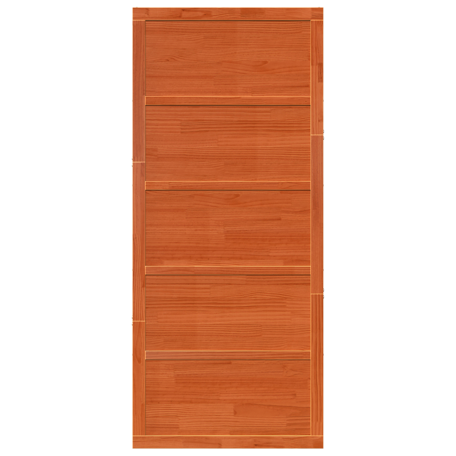 vidaXL Ușă de Hambar Maro Cerat 100x208 cm Lemn Masiv Pin vidaXL Ușă de Hambar Maro Cerat 100x208 cm Lemn Masiv Pin