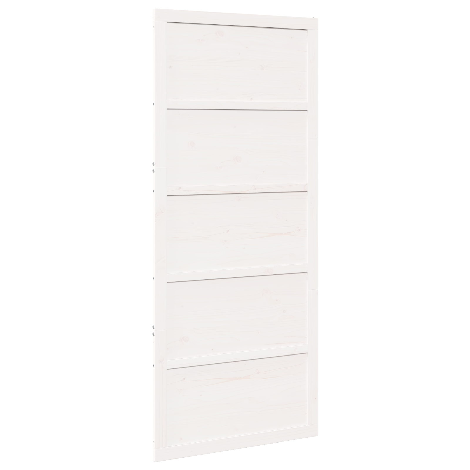 vidaXL Ușă de Fermă Albă 90x208 cm Lemn Masiv de Pin vidaXL Ușă de Fermă Albă 90x208 cm Lemn Masiv de Pin