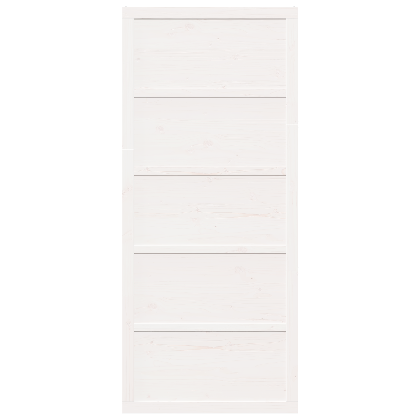 vidaXL Ușă de Fermă Albă 90x208 cm Lemn Masiv de Pin vidaXL Ușă de Fermă Albă 90x208 cm Lemn Masiv de Pin