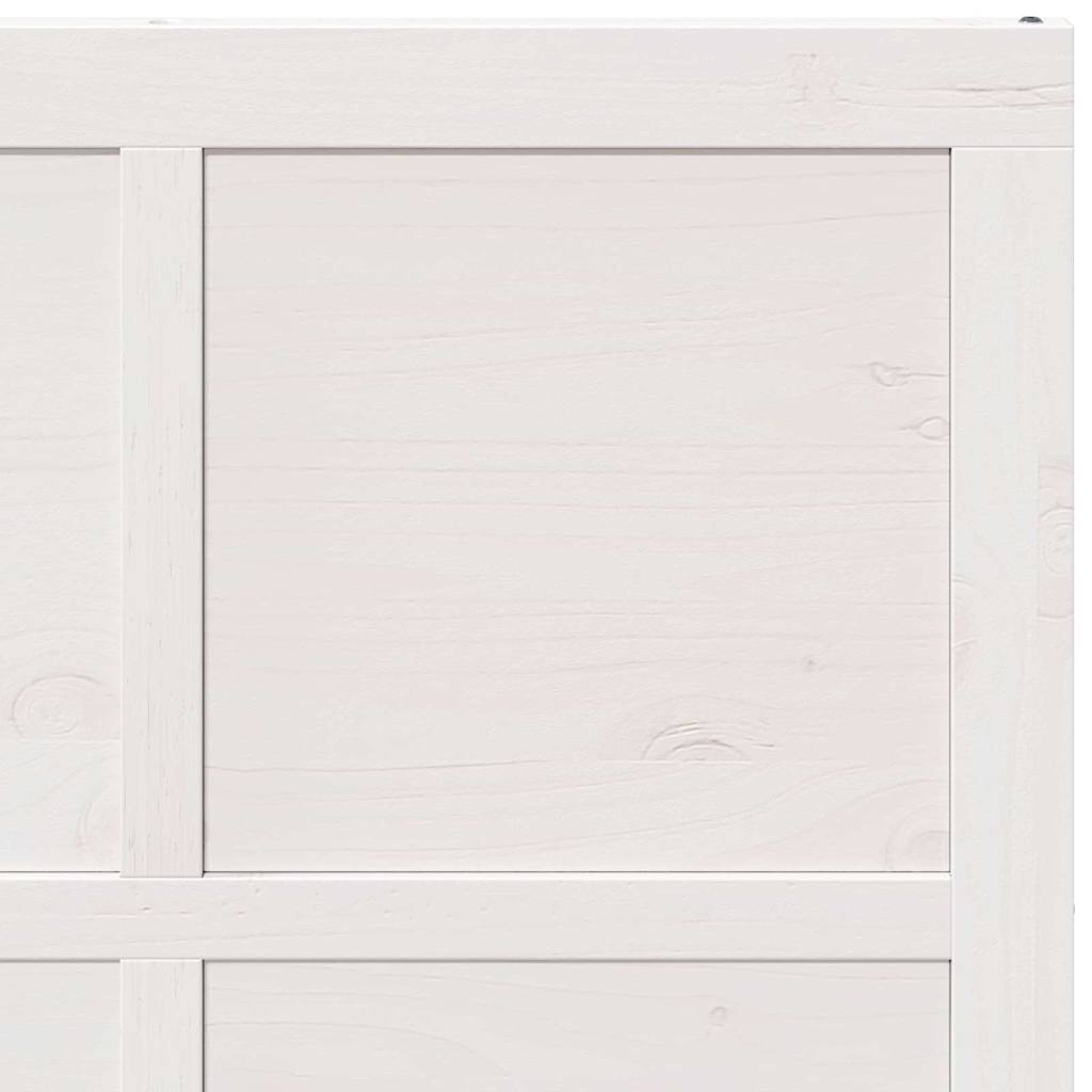 vidaXL Ușă hambar Alb 100 x 210 cm Lemn masiv de pin vidaXL Ușă hambar Alb 100 x 210 cm Lemn masiv de pin