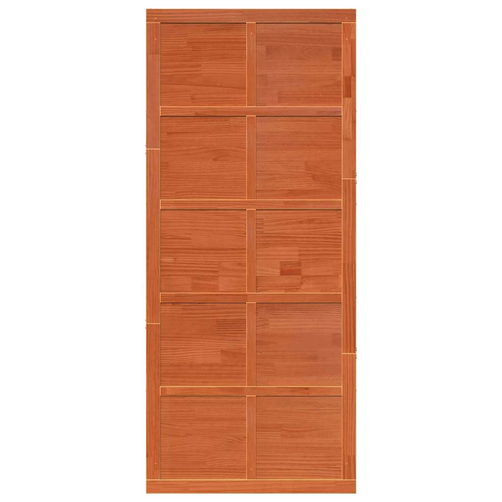 vidaXL Ușă hambar Maro 80 x 210 cm Lemn masiv de pin vidaXL Ușă hambar Maro 80 x 210 cm Lemn masiv de pin