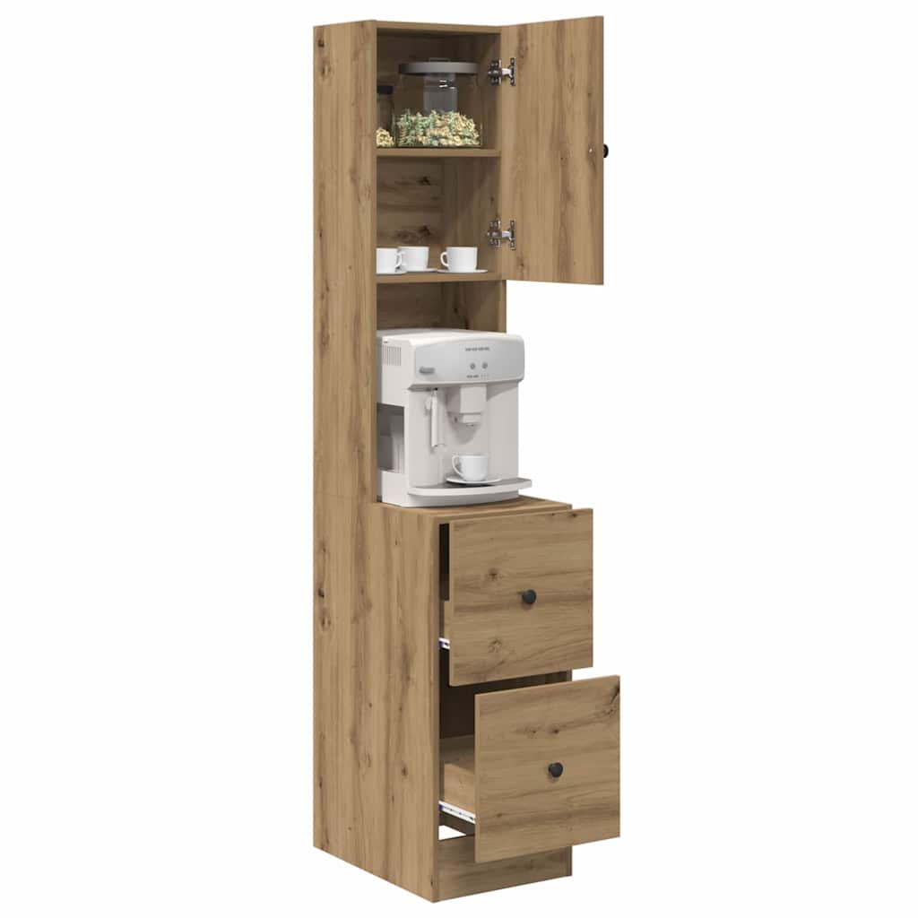 vidaXL Dulap de bucătărie cu sertar stejar artizanal Lemn compozit