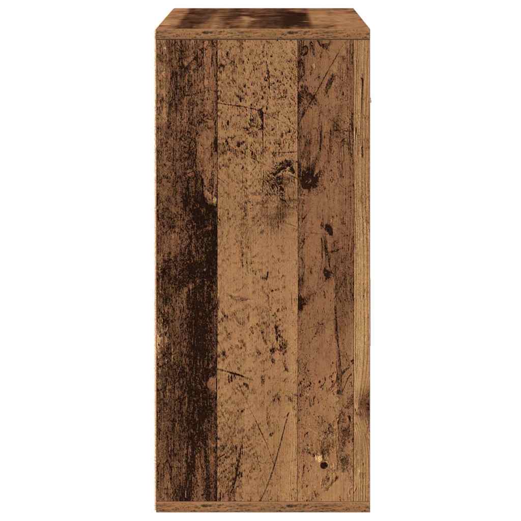 vidaXL Bufet cu sertar cu raft cu depozitare cu ușă Lemn vechi 60 x 31 x 70 cm Lemn compozit vidaXL Bufet cu sertar cu raft cu depozitare cu ușă Lemn vechi 60 x 31 x 70 cm Lemn compozit