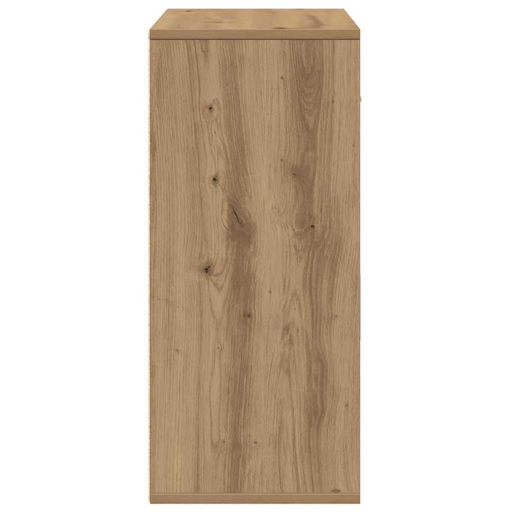 vidaXL Bufet cu sertar cu raft stejar artizanal 60 x 31 x 70 cm Lemn compozit vidaXL Bufet cu sertar cu raft stejar artizanal 60 x 31 x 70 cm Lemn compozit