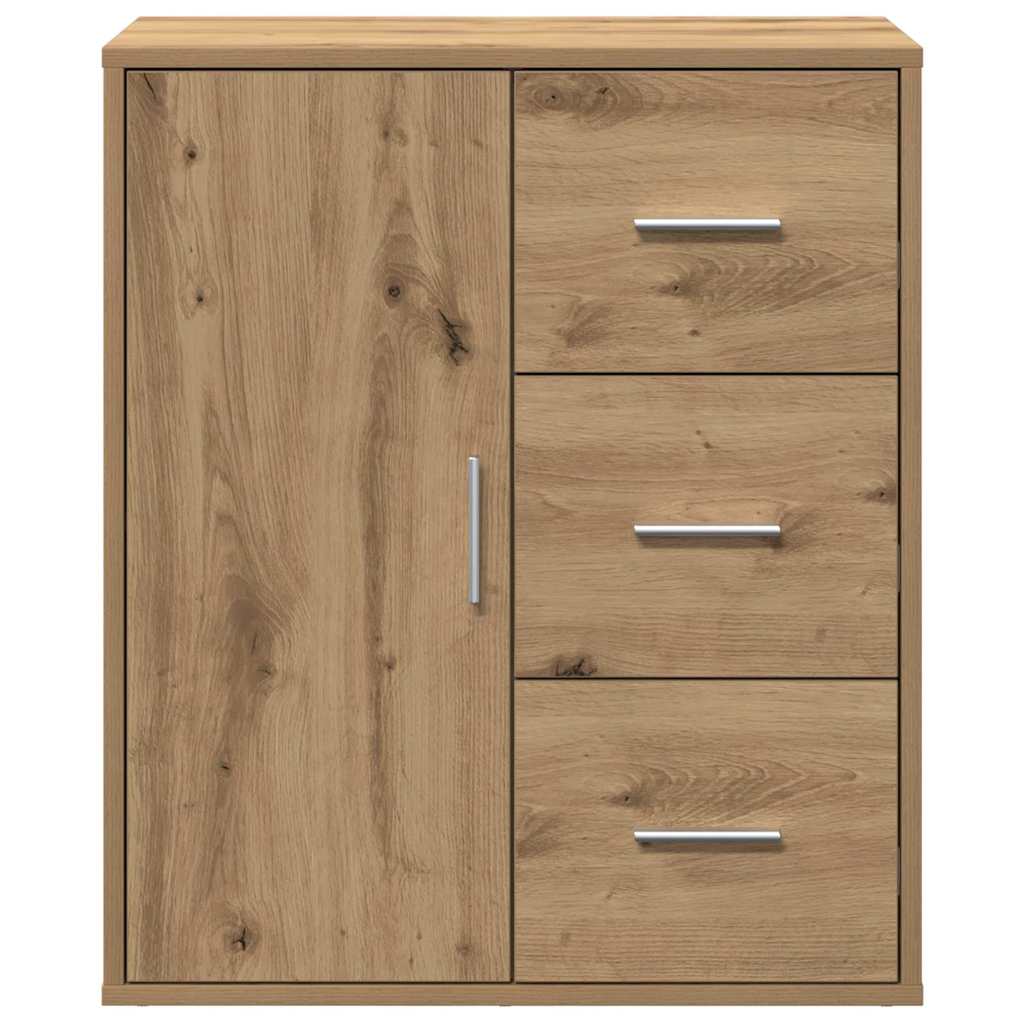 vidaXL Bufet cu sertar cu raft stejar artizanal 60 x 31 x 70 cm Lemn compozit vidaXL Bufet cu sertar cu raft stejar artizanal 60 x 31 x 70 cm Lemn compozit