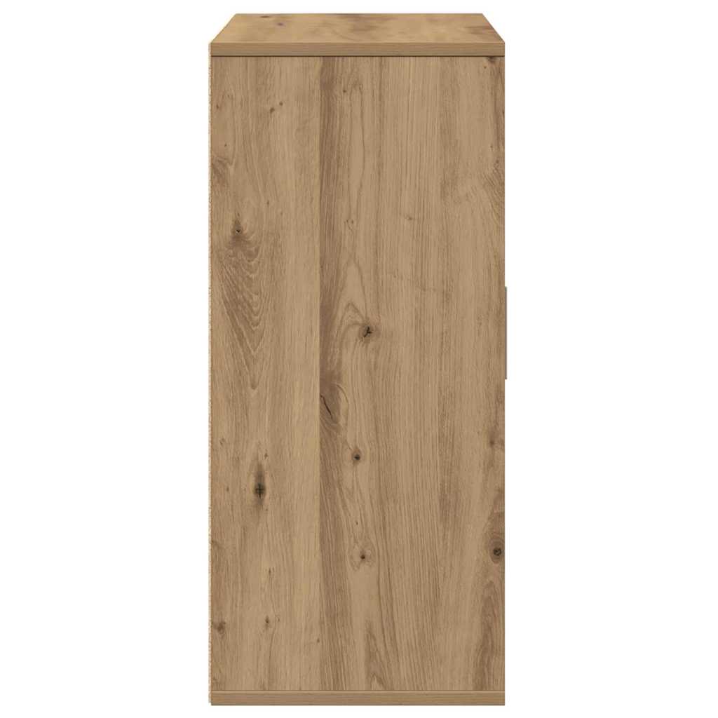 vidaXL Bufet cu sertar cu raft stejar artizanal 60 x 31 x 70 cm Lemn compozit vidaXL Bufet cu sertar cu raft stejar artizanal 60 x 31 x 70 cm Lemn compozit