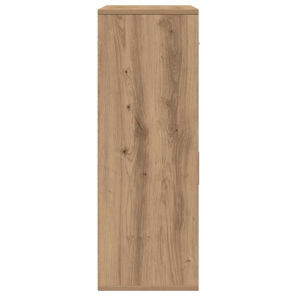 vidaXL Bufet cu sertar cu raft stejar artizanal 79 x 38 x 80 cm Lemn compozit vidaXL Bufet cu sertar cu raft stejar artizanal 79 x 38 x 80 cm Lemn compozit