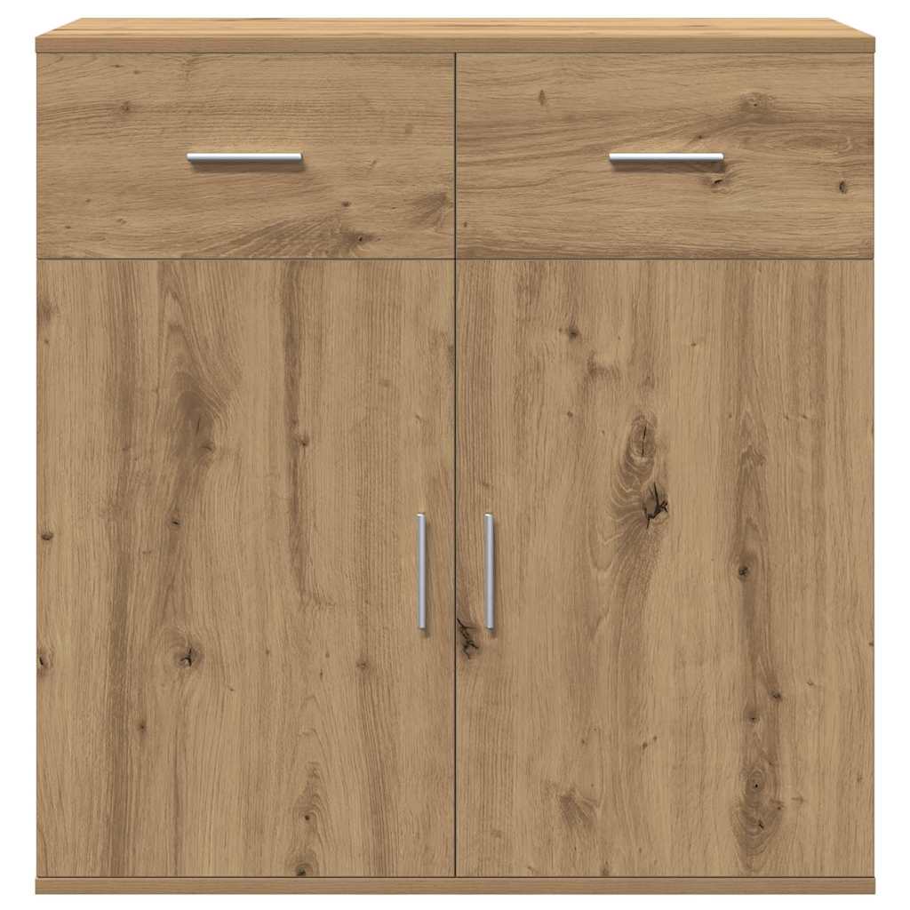 vidaXL Bufet cu sertar cu raft stejar artizanal 79 x 38 x 80 cm Lemn compozit vidaXL Bufet cu sertar cu raft stejar artizanal 79 x 38 x 80 cm Lemn compozit