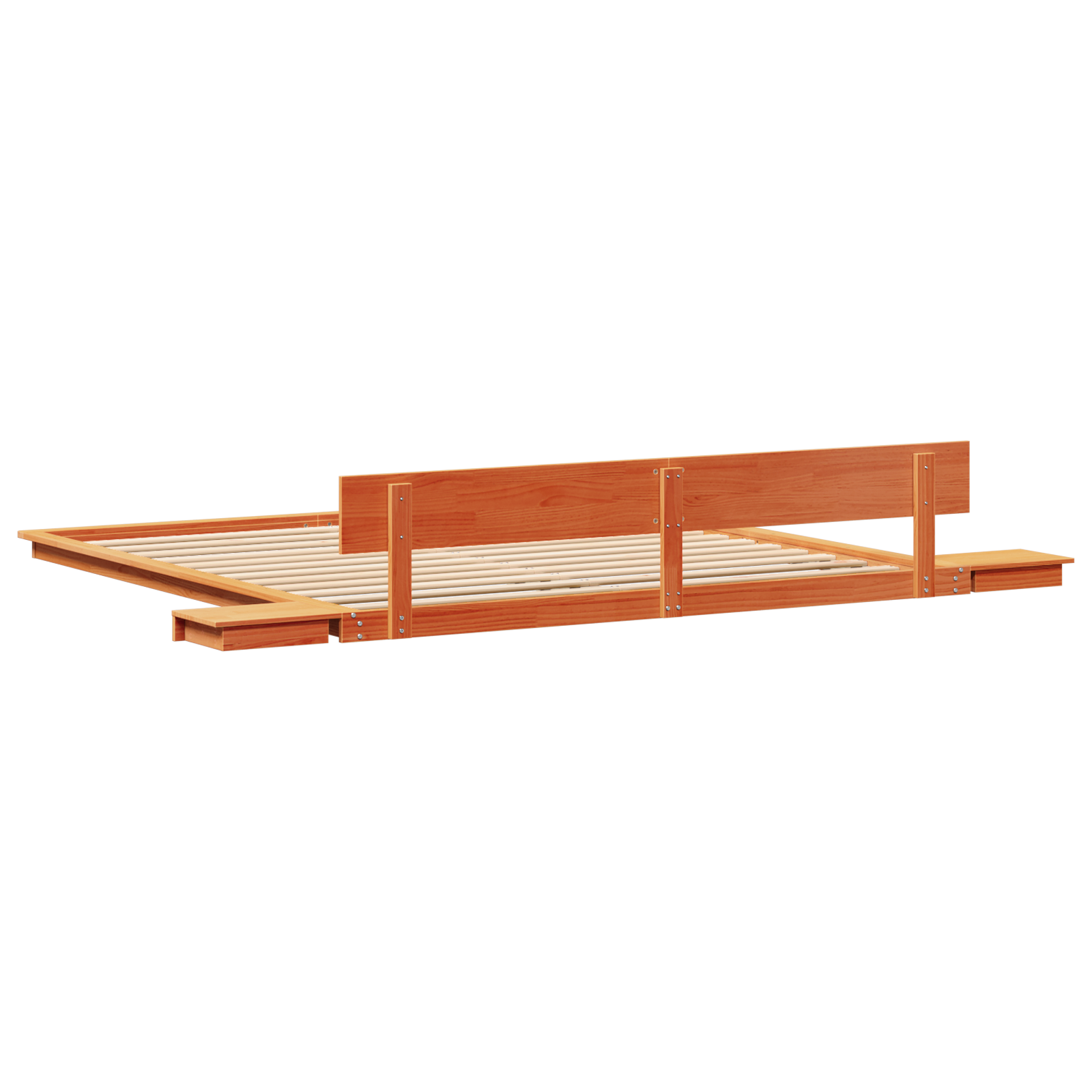 vidaXL Cadru de pat Maro 200 x 200 cm lemn vidaXL Cadru de pat Maro 200 x 200 cm lemn