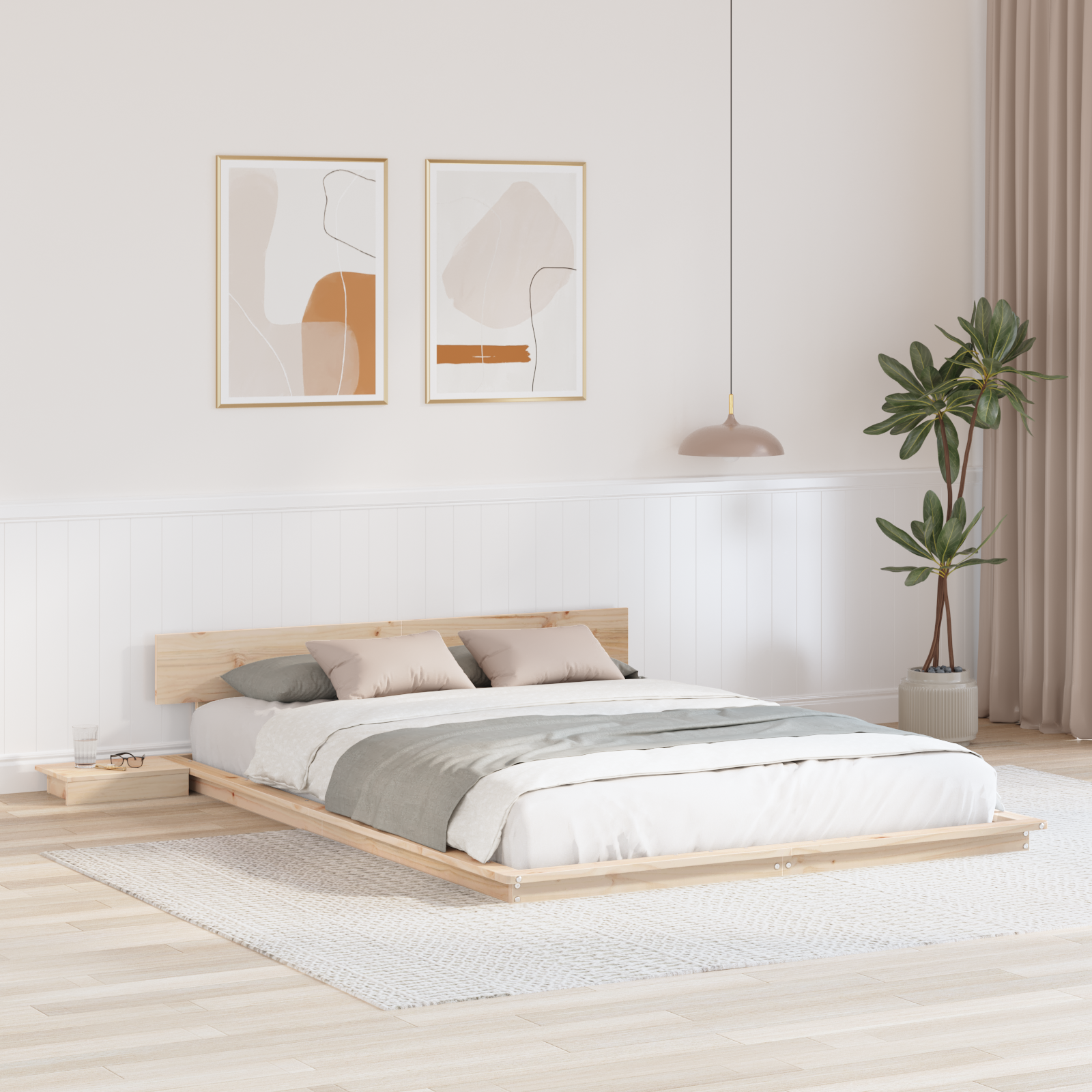 vidaXL Cadru de pat Maro 140 x 200 cm lemn vidaXL Cadru de pat Maro 140 x 200 cm lemn