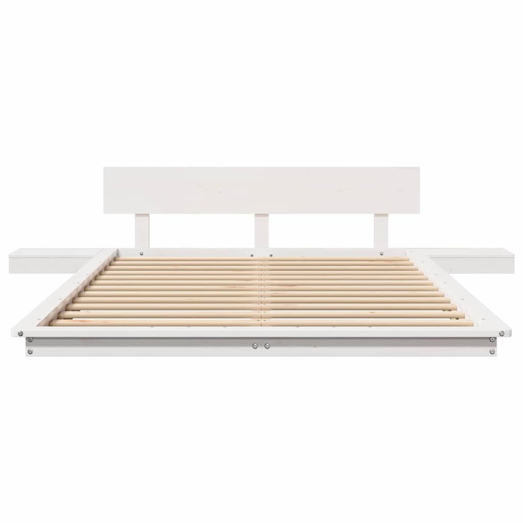 vidaXL Cadru de pat Maro 135 x 190 cm lemn vidaXL Cadru de pat Maro 135 x 190 cm lemn