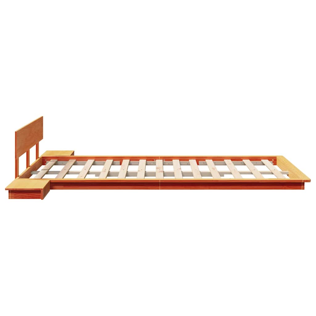 vidaXL Cadru de pat Maro 120 x 190 cm lemn vidaXL Cadru de pat Maro 120 x 190 cm lemn